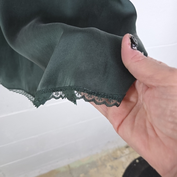 Anthropologie E By Eloise Green Silk Lace Cami Top - Picture 5 of 6